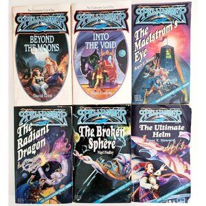 Complete First Edition Cloakmaster Cycle Set Spelljammer Vtg Fantasy TSR PB E43